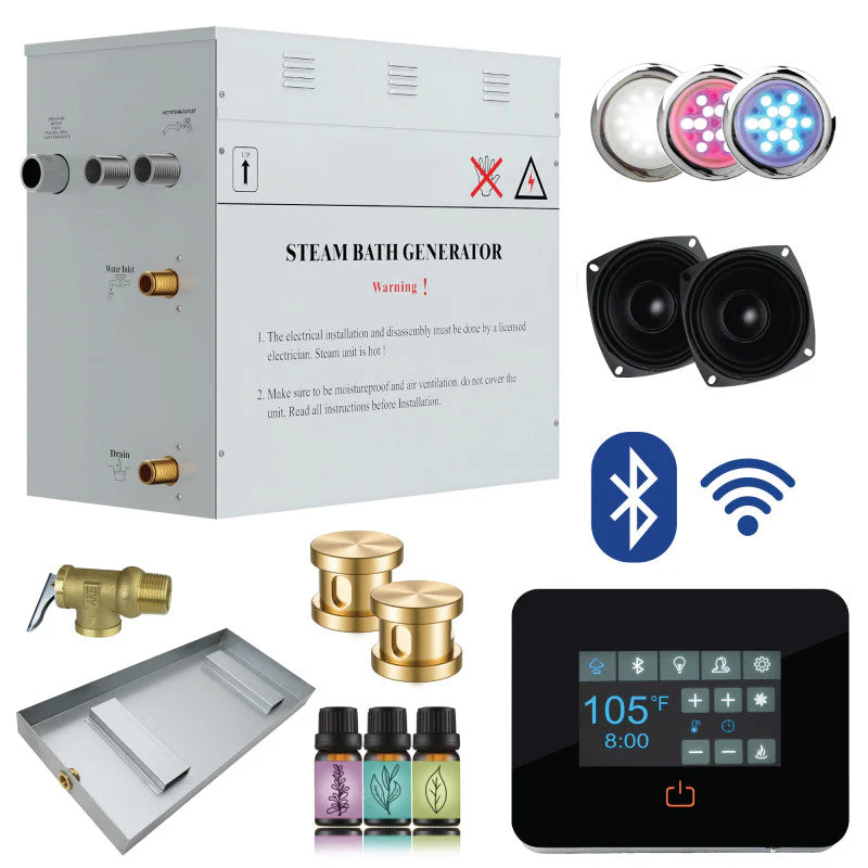 Builders Series Steam Bath Generator with QuickStart Technology and Digital Touchpad - Image 12