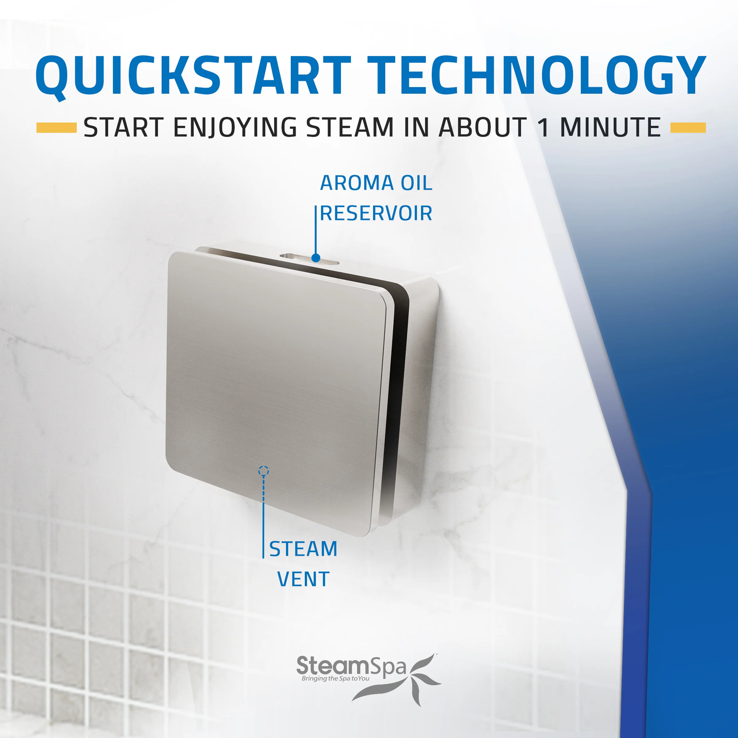 Oasis Series Steam Bath Generator with Wireless Control, QuickStart Technology, and Continuous Steam Output - Image 7