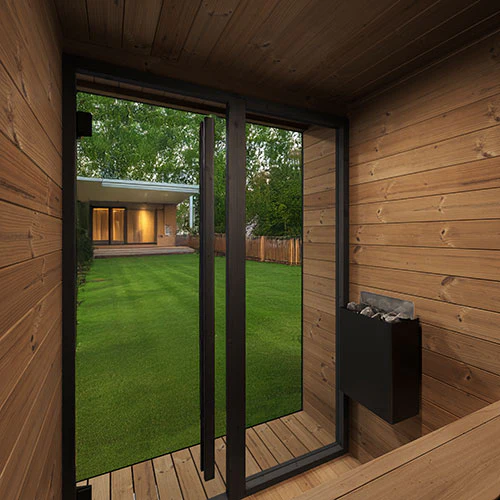 SaunaLife Garden Luxury-Series GL4 Outdoor Sauna Kit - Image 3