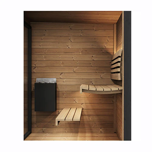 SaunaLife Garden Luxury-Series GL4 Outdoor Sauna Kit - Image 6