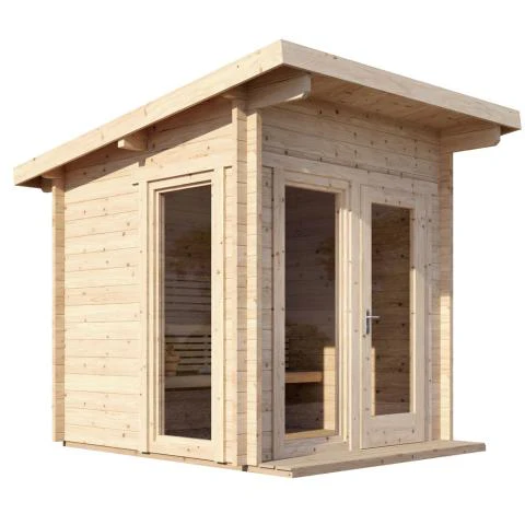 SaunaLife Garden-Series Model G4 Outdoor Home Sauna Kit - Image 4